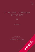 Cover of Studies in the History of Tax Law: Volume 9 (eBook)