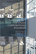 Cover of Transparency of Stock Corporations in Europe: Rationales, Limitations and Perspectives