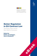 Cover of Better Regulation in EU Contract Law: The Fitness Check and the New Deal for Consumers (eBook)