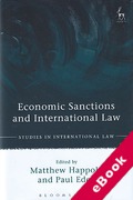 Cover of Economic Sanctions and International Law (eBook)