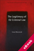Cover of The Legitimacy of EU Criminal Law (eBook)