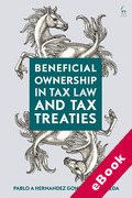Cover of Beneficial Ownership in Tax Law and Tax Treaties (eBook)