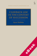 Cover of Clawback Law in the Context of Succession (eBook)