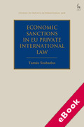 Cover of Economic Sanctions in EU Private International Law (eBook)