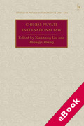 Cover of Chinese Private International Law (eBook)