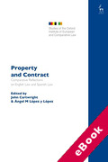 Cover of Property and Contract: Comparative Reflections on English Law and Spanish Law (eBook)