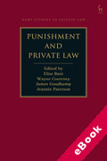 Cover of Punishment and Private Law (eBook)