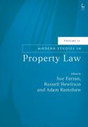 Cover of Modern Studies in Property Law, Volume 11