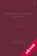 Cover of Studies in the History of Tax Law, Volume 10 (eBook)