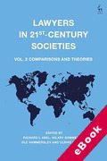 Cover of Lawyers in 21st-Century Societies, Vol. 2: Comparisons and Theories (eBook)