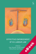 Cover of Effective Enforcement of EU Labour Law (eBook)
