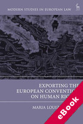 Cover of Exporting the European Convention on Human Rights (eBook)
