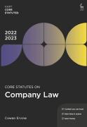 Cover of Core Statutes on Company Law 2022-23