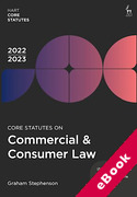 Cover of Core Statutes on Commercial & Consumer Law 2022-23 (eBook)