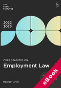 Cover of Core Statutes on Employment Law 2022-23 (eBook)
