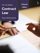 Cover of Hart Law Masters: Contract Law