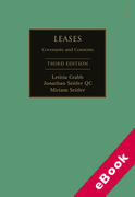 Cover of Leases: Covenants and Consents (eBook)