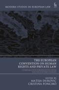 Cover of The European Convention on Human Rights and Private Law: Comparative Perspectives from South-Eastern Europe