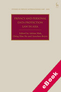 Cover of Privacy and Personal Data Protection Law in Asia (eBook)