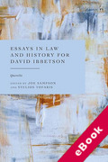 Cover of Essays in Law and History for David Ibbetson: Querella (eBook)