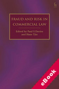 Cover of Fraud and Risk in Commercial Law (eBook)