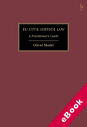 Cover of EU Civil Service Law: A Practitioner&#8217;s Guide (eBook)
