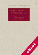 Cover of Hong Kong Private International Law (eBook)