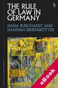 Cover of The Rule of Law in Germany (eBook)