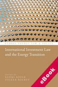 Cover of International Investment Law and the Energy Transition (eBook)