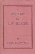 Cover of A History of Lay Judges