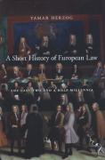 Cover of A Short History of European Law: The Last Two and a Half Millennia