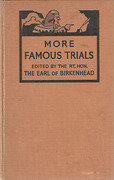 Cover of More Famous Trials