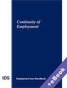 Cover of IDS Handbook: Continuity of Employment (Book & eBook Pack)