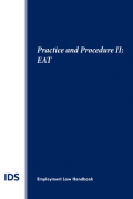 Cover of IDS Employment Law Handbook Practice and Procedure II: Employment Appeals Tribunals 2023