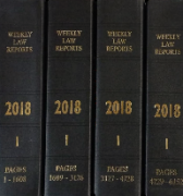 Cover of The Weekly Law Reports: Bound Volume One Only Subscription - Black Buckram