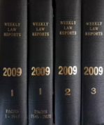 Cover of The Weekly Law Reports: Bound Volumes Only Subscription - Black Buckram