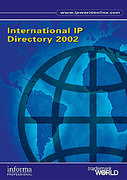 Cover of The International IP Directory: 2002