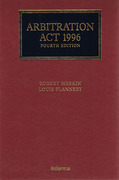 Cover of Arbitration Act 1996