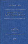 Cover of Restitution and Insolvency