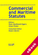 Cover of Commercial and Maritime Law Statutes (eBook)