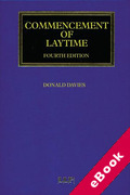 Cover of Commencement of Laytime (eBook)