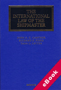Cover of The International Law of the Shipmaster (eBook)