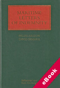 Cover of Maritime Letters of Indemnity (eBook)