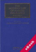 Cover of The Modern Law of Marine Insurance: Volume 4 (eBook)