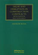 Cover of Delay and Disruption in Construction Contracts 5th ed: 1st Supplement