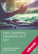 Cover of The Criminal Finances Act 2017 (eBook)