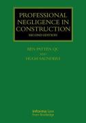 Cover of Professional Negligence in Construction (eBook)