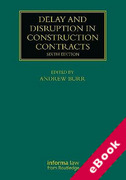 Cover of Delay and Disruption in Construction Contracts (eBook)