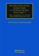 Cover of International Maritime Conventions Volume 1: The Carriage of Goods and Passengers by Sea