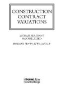 Cover of Construction Contract Variations